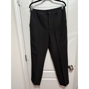 Sanctuary‎ Peace Cargo Pants Womens Size Large Black High Rise Straight Leg EUC